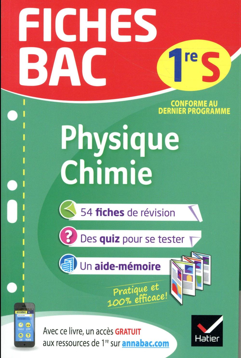 - FICHES BAC PHYSIQUE-CHIMIE 1RE S - FICHES DE REVISION PREMIERE S - FICHES BAC PHYSIQUE-CHIMIE 1RE S - FICHES DE REVISION PREMIERE S